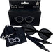 Babyfied Apparel - Babyfield Apparel Glossy Black Baby Sunglasses with Strap 0-24m
