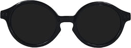 Babyfied Apparel - Babyfield Apparel Glossy Black Baby Sunglasses with Strap 0-24m