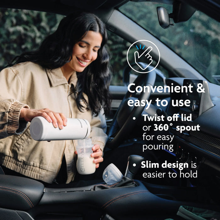 Babymoov® - Baby Brezza SuperFast Portable Bottle Warmer – Rechargeable & Travel-Friendly