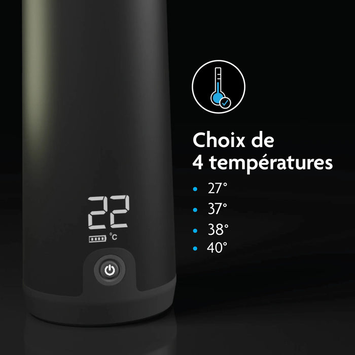 Babymoov® - Baby Brezza SuperFast Portable Bottle Warmer – Rechargeable & Travel-Friendly