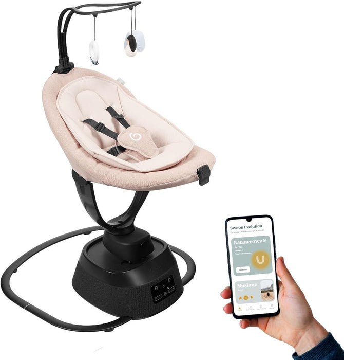 Babymoov® - Babymoov Baby Swing Swoon Evolution Connect - Mocca