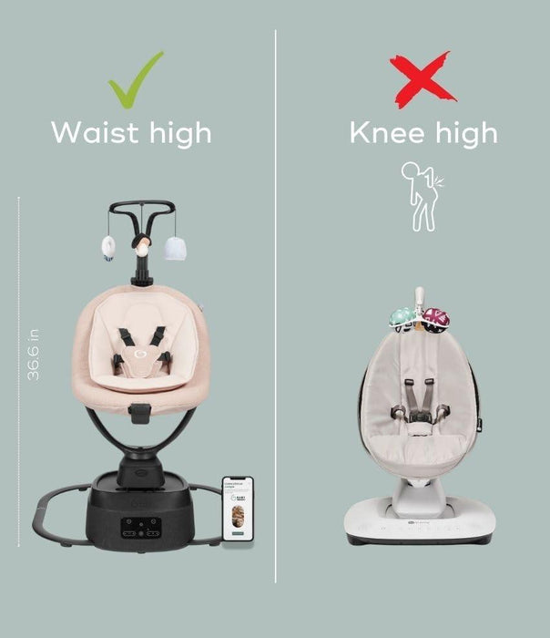 Babymoov® - Babymoov Baby Swing Swoon Evolution Connect - Mocca