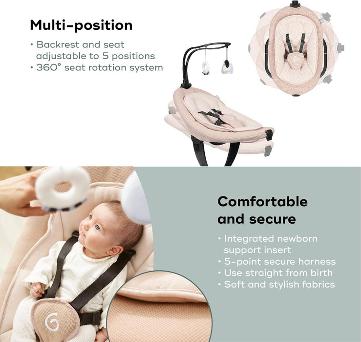 Babymoov® - Babymoov Baby Swing Swoon Evolution Connect - Mocca