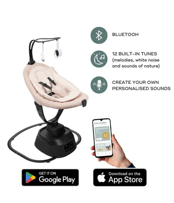 Babymoov® - Babymoov Baby Swing Swoon Evolution Connect - Mocca