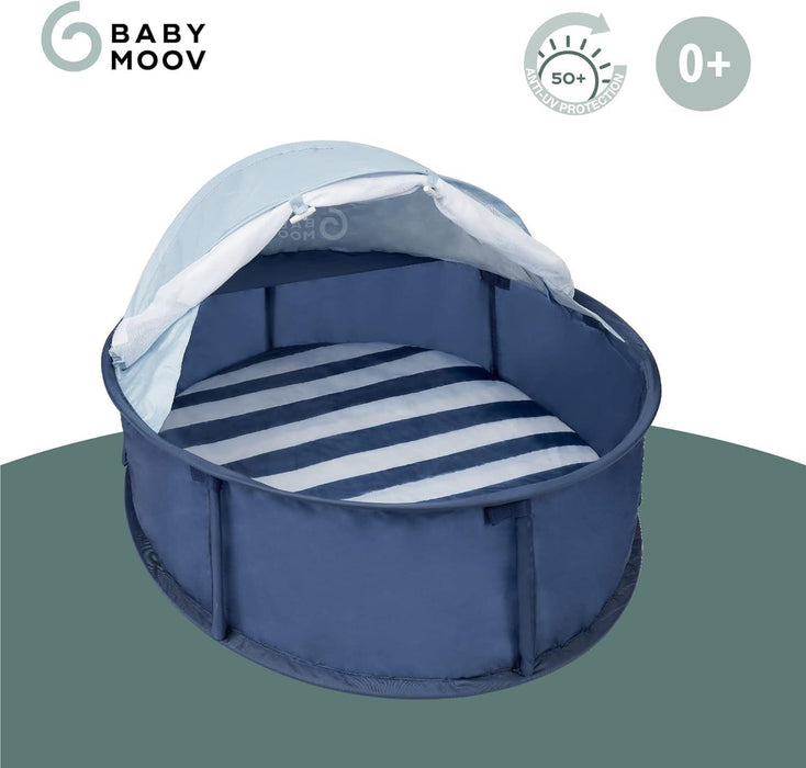 Babymoov® - Babymoov Babyni Playpen, Activity Gym & Napper with Pop-Up System and UPF 50+ Protection - Navy