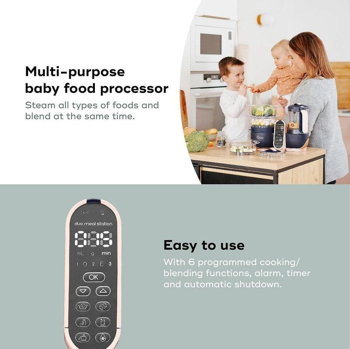 Babymoov® - Babymoov Duo Meal Station XL - 6 in 1 Baby Food Processor