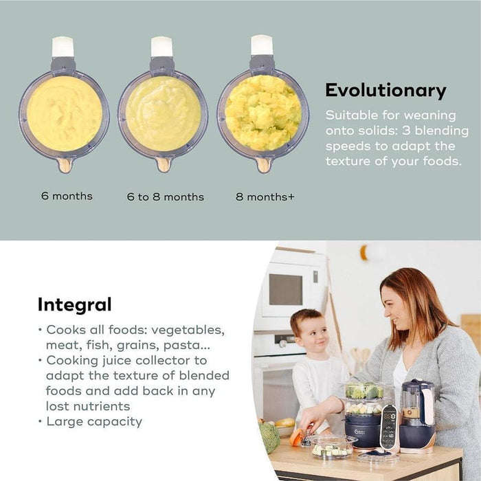 Babymoov® - Babymoov Duo Meal Station XL - 6 in 1 Baby Food Processor