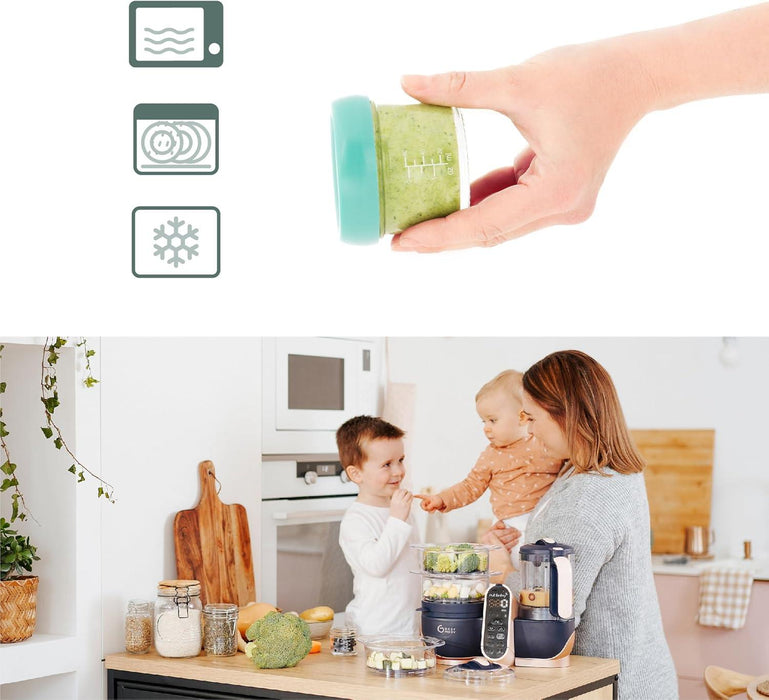 Babymoov® - Babymoov Glass Babybols Food Storage Container Set - 4 Pack