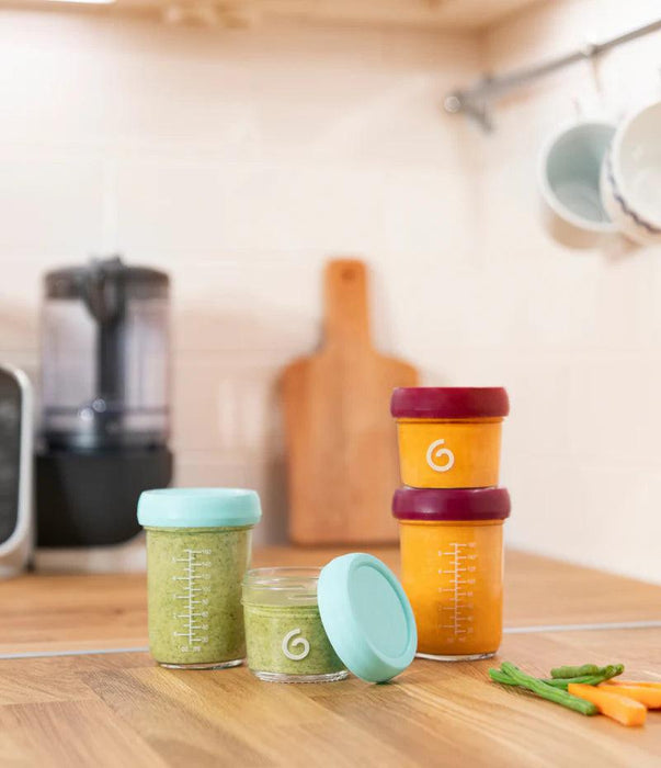 Babymoov® - Babymoov Glass Babybols Food Storage Container Set - 4 Pack