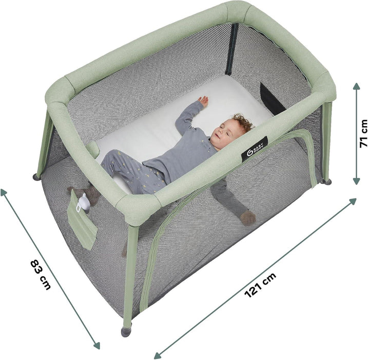 Babymoov Moov Comfy in Lightweight Travel Crib — Goldtex
