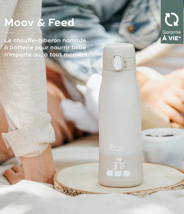 Babymoov® - Babymoov Moov & Feed Portable Rechargeable Bottle Warmer – Mineral