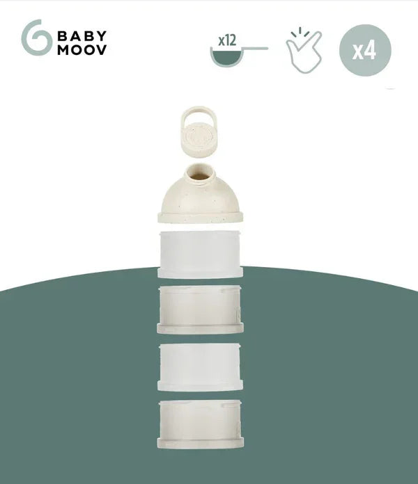 Babymoov® - Babymoov® Babydose Formula Dispenser – 4 Airtight Compartments (Sand)