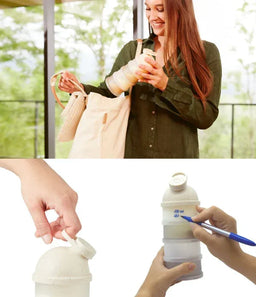 Babymoov® - Babymoov® Babydose Formula Dispenser – 4 Airtight Compartments (Sand)