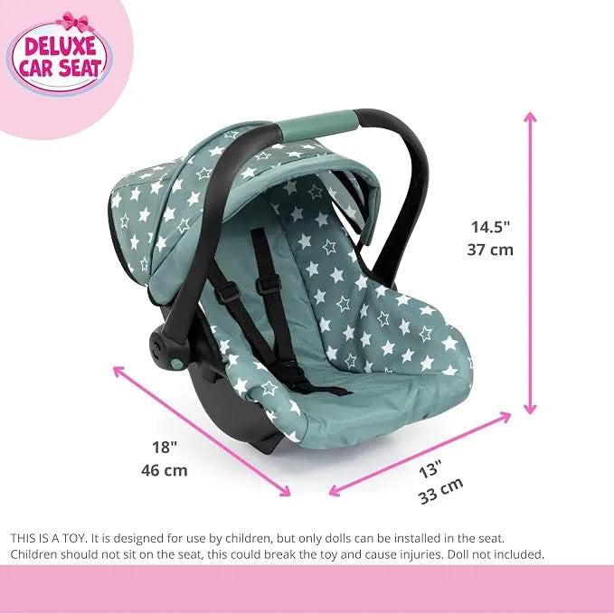 Bayer Design® Deluxe Car Seat With Cannopy - Teal