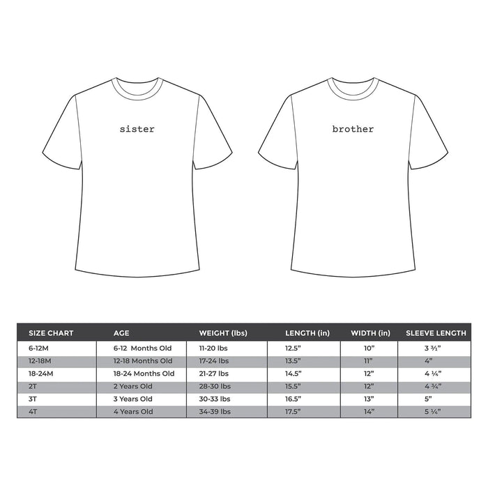 Baby, Toddler and Children T-Shirt - Brother
