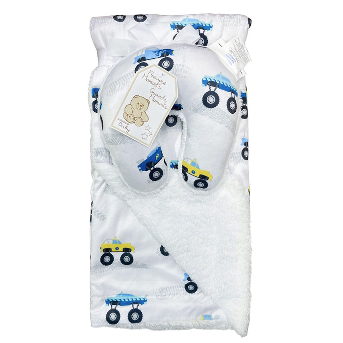 Precious Moments® Printed Sherpa Blanket and Neck Pillow