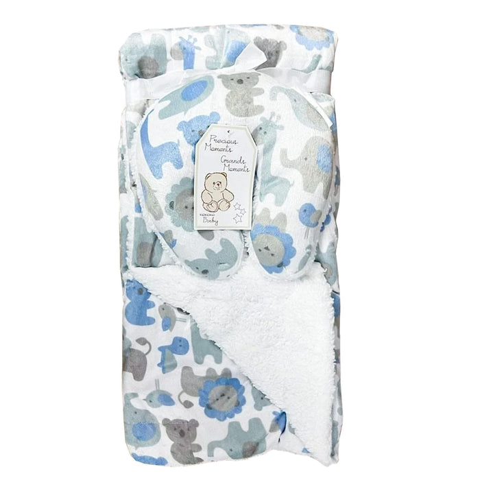 Precious Moments® Printed Sherpa Blanket and Neck Pillow