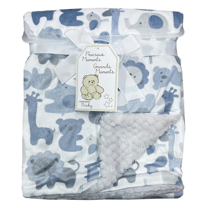 Couverture pour bébé en micro-mink et sherpa – Precious Moments