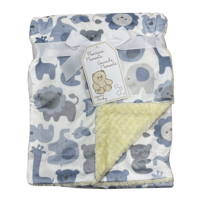 Couverture pour bébé en micro-mink et sherpa – Precious Moments