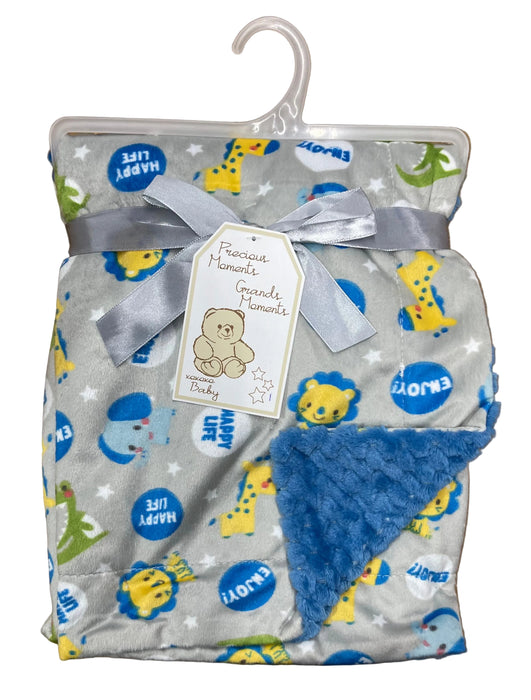 Couverture pour bébé en micro-mink et sherpa – Precious Moments