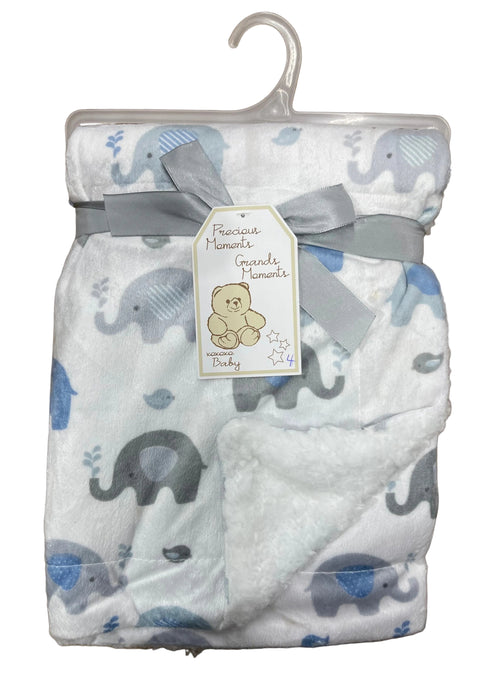 Couverture pour bébé en micro-mink et sherpa – Precious Moments