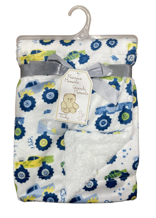 Couverture pour bébé en micro-mink et sherpa – Precious Moments