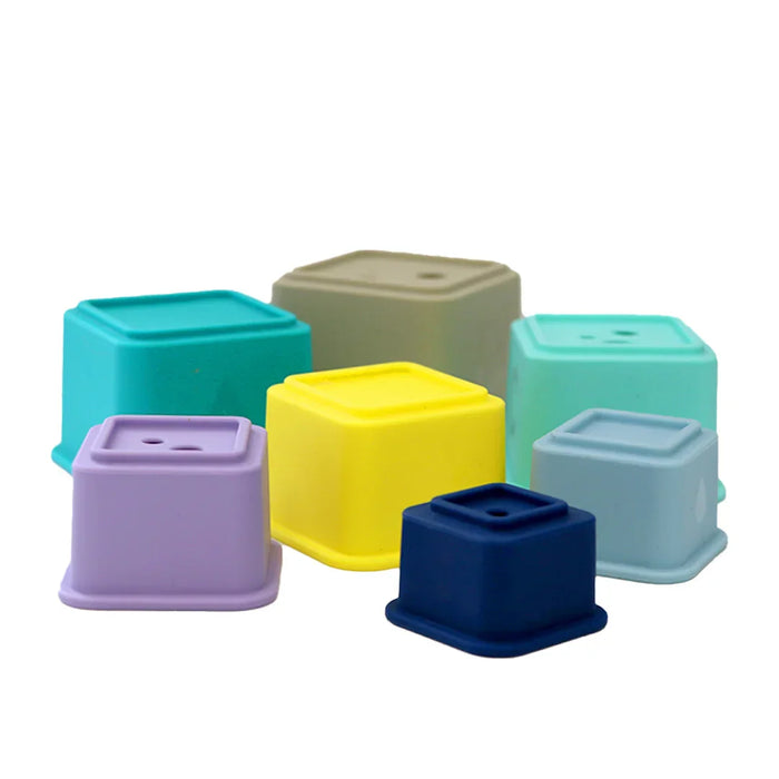 bbluv® - bbluv® Stak – Silicone Stacking Cubes