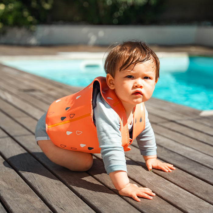bblüv Näj Neoprene Swim Vest for Kids – Adjustable Floatation with SPF 50+