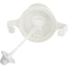 bbox baby toddler sippy cup glow in the dark lid shown from above highlighting straw detail