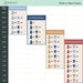 ergoPouch what to wear guide chart showing TOG pouch options for different room temperatures.