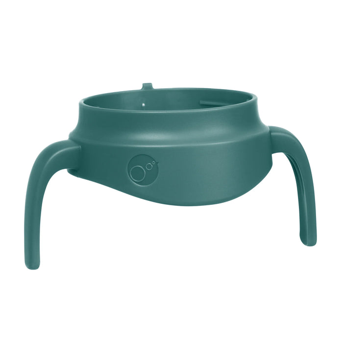 bbox insulated food jar 335ml emerald forest lid with handles shown on a plain white background.