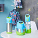 bbox insulated food jar 335ml ocean breeze on a table with matching bottles in a kids’ room setting.