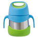 b.box insulated food jar 335ml in Ocean Breeze, blue and green, shown upright on a white background