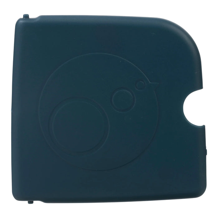Bbox lunchbox indigo rose closed, showing dark blue exterior with subtle embossed design.