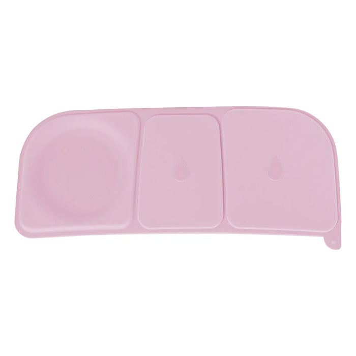 b.box lunchbox lid in indigo rose color, shown flat on a white background