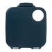 b.box lunchbox in indigo rose color shown closed with a circular window on the lid.
