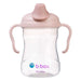 b.box silicone sippy cup in blush color shown upright on a plain white background.
