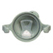 bbox silicone sippy cup in sage color shown from top view with dual handles visible.