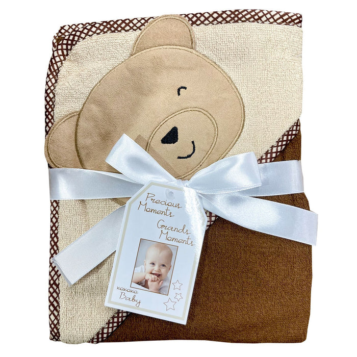 Serviette à capuchon pour bébé Precious Moments – 100% Coton