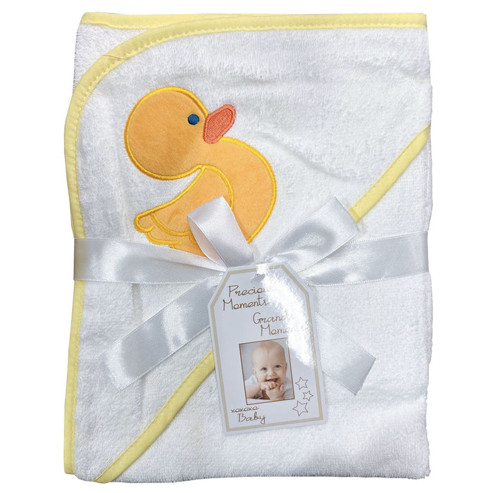 Serviette à capuchon pour bébé Precious Moments – 100% Coton