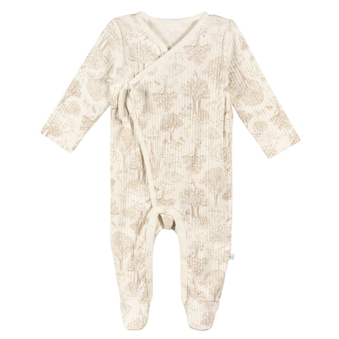 Just Born Baby 100% Cotton Sleep n' Play Footie