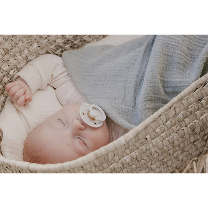 Couverture d'emmaillotage pour bébé de Bibs en coton mousseline 100 % biologique - Sauge