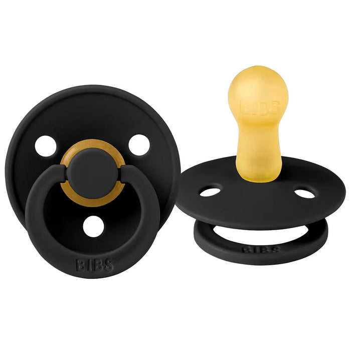 Bibs Original Colour Natural Rubber Pacifiers (1 colour) - 2 Pack