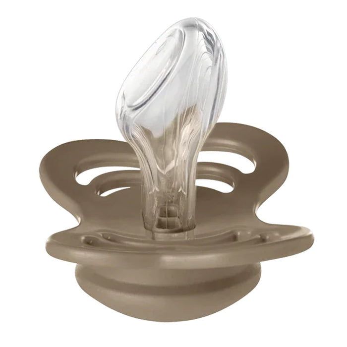 Bibs Couture Collection SILICONE Anatomical Nipple Pacifiers - 2 Pack