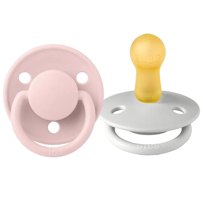 Sucettes De Lux en caoutchouc naturel de Bibs - pqt de 2