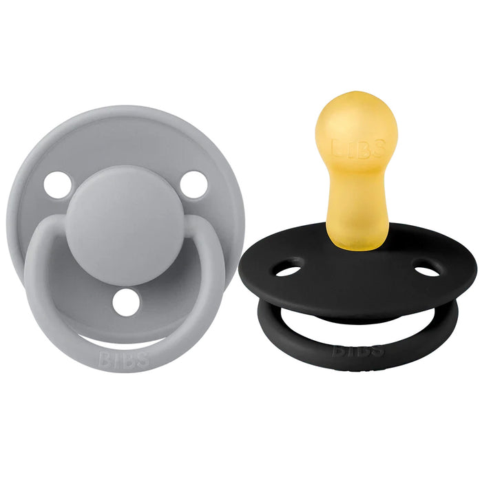 Sucettes De Lux en caoutchouc naturel de Bibs - pqt de 2