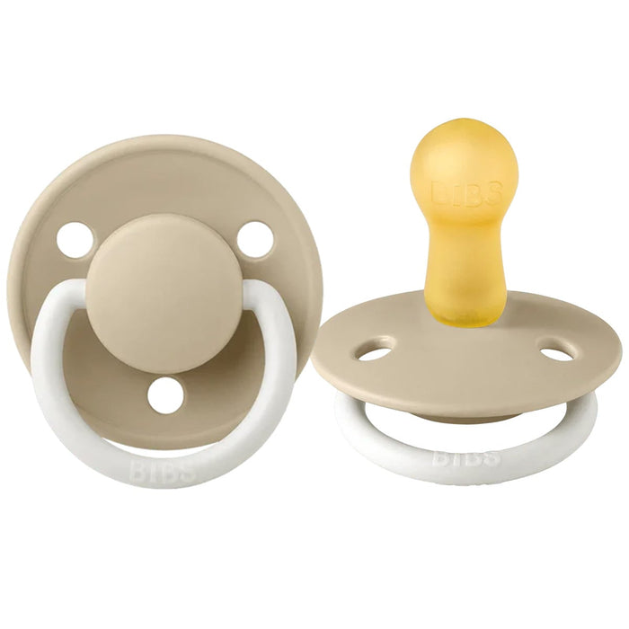 Sucettes De Lux en caoutchouc naturel de Bibs - pqt de 2