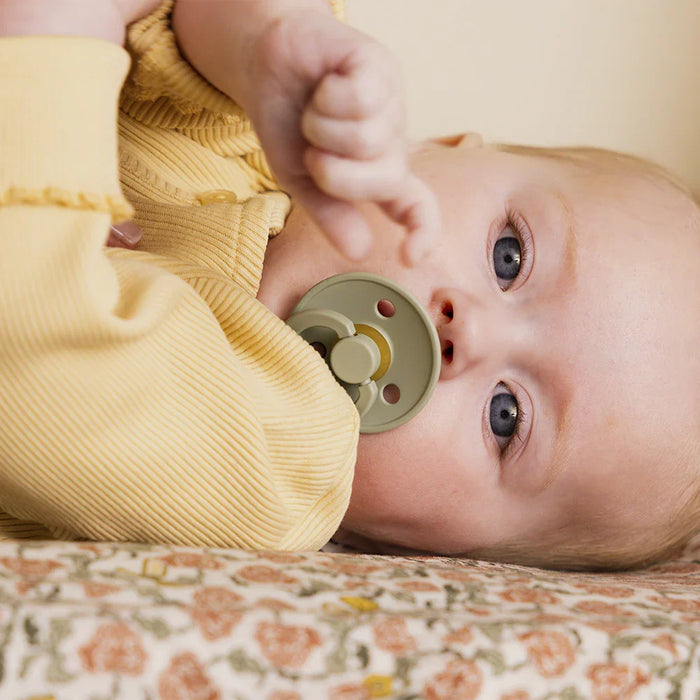 Bibs Original Colour Natural Rubber Pacifiers (1 colour) - 2 Pack