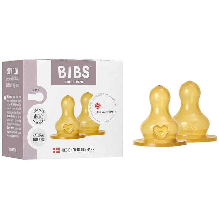 Bibs® - BIBS Baby Bottles Latex Nipples - Pack of 2