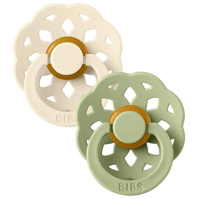 Bibs® - Bibs Boheme Natural Rubber Pacifiers - 2 Pack